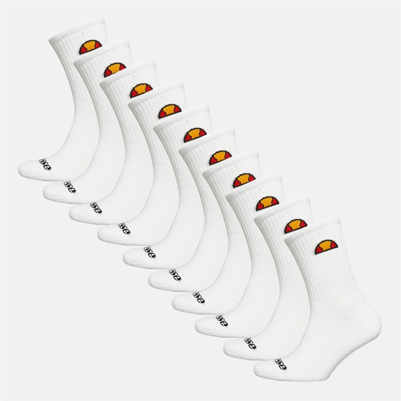 Ellesse Ti Pak Crew Sokker Hvid
