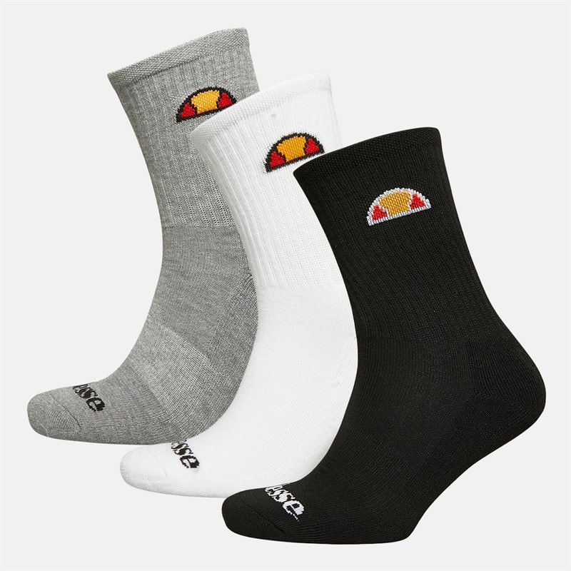 Ellesse Børne Tre Pak Crew Strømper Multi - Billede 1