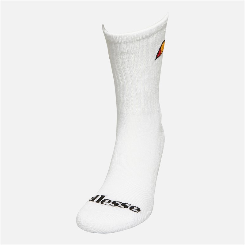 Ellesse Børn Tre Par Crew Strømper Hvid - Billede 2