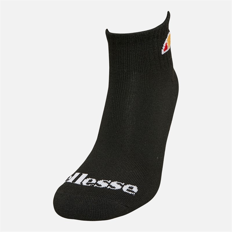 Ellesse Børn Tre Par Kvart Sokker Sort - Billede 2