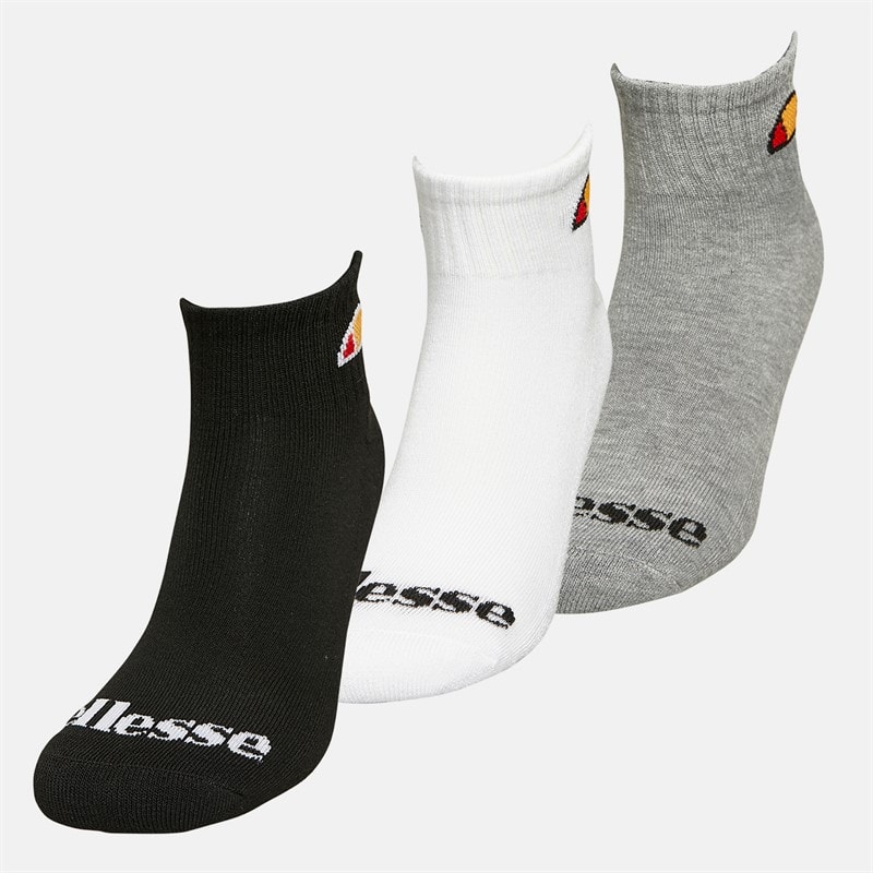Ellesse Børn Tre Par Kvart Sokker Multi - Billede 2
