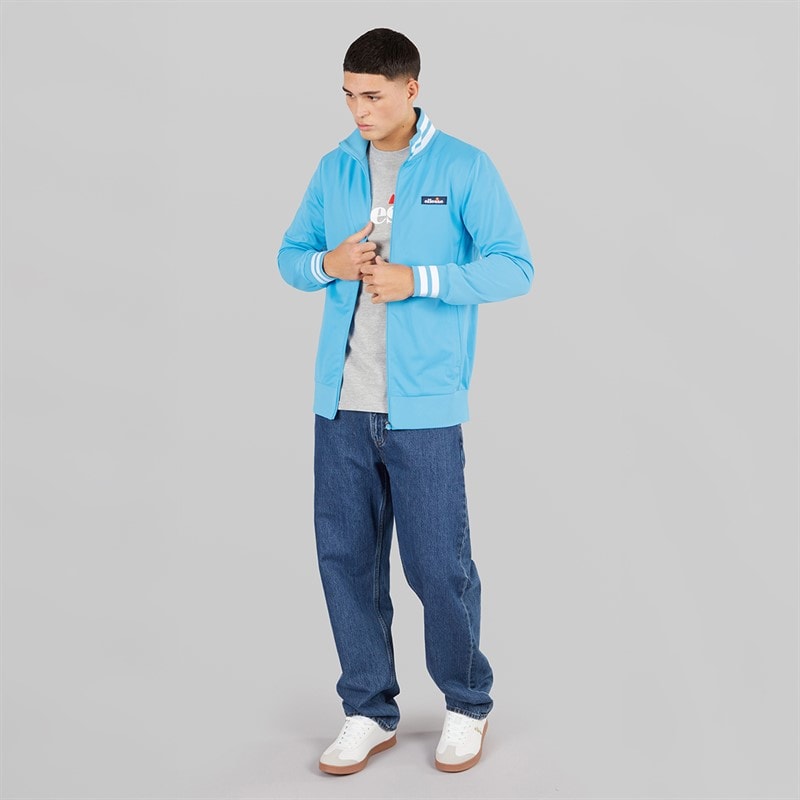 Ellesse Herre Lochi Track Jakke Blå - Billede 4