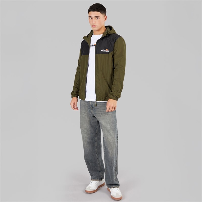 Ellesse Herre Chilte Windrunner Jakke Khaki - Billede 4