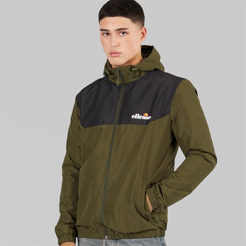 Ellesse Herre Chilte Windrunner Jakke Khaki - Billede 5