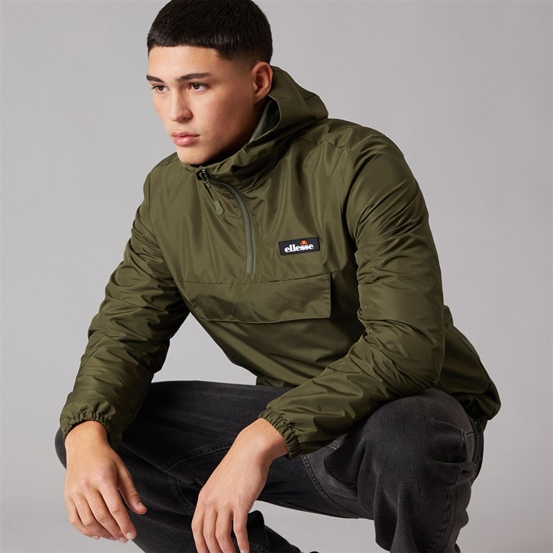 Ellesse Herre Callum Anorak Jakke Khaki