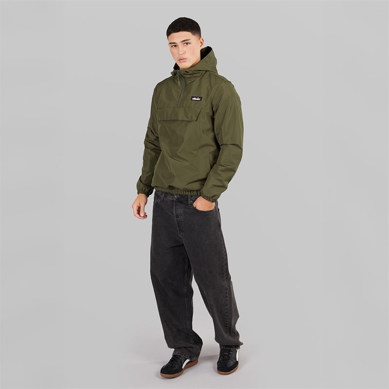 Ellesse Herre Callum Anorak Jakke Khaki - Billede 4