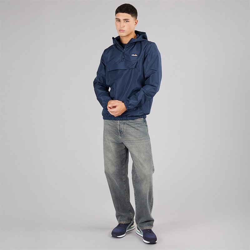 Ellesse Herre Callum Anorak Jakke Navy - Billede 4