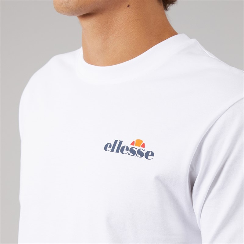 Ellesse Herre Malbory 2 T-shirt med venstre brystprint Hvid - Billede 3