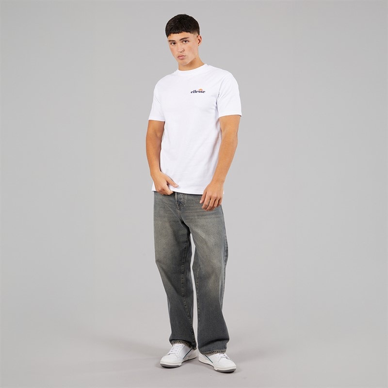 Ellesse Herre Georgio T-shirt med logo bagpå Hvid - Billede 4