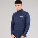 Ellesse Herre Brandon 1/4 lynlås løbetop Navy