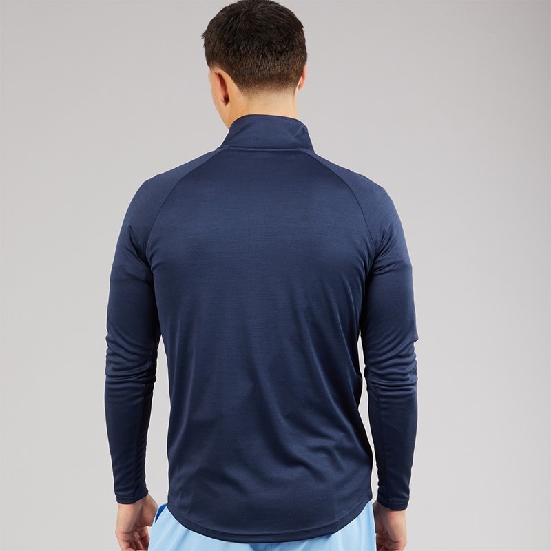 Ellesse Herre Brandon 1/4 lynlås løbetop Navy - Billede 2