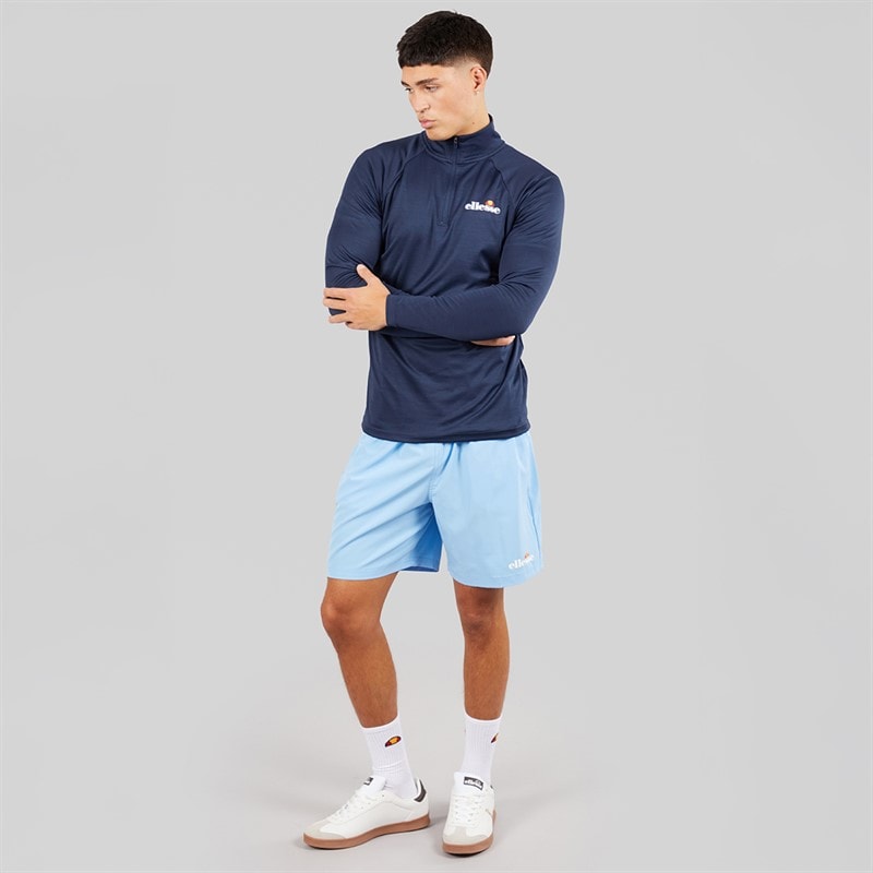 Ellesse Herre Brandon 1/4 lynlås løbetop Navy - Billede 4