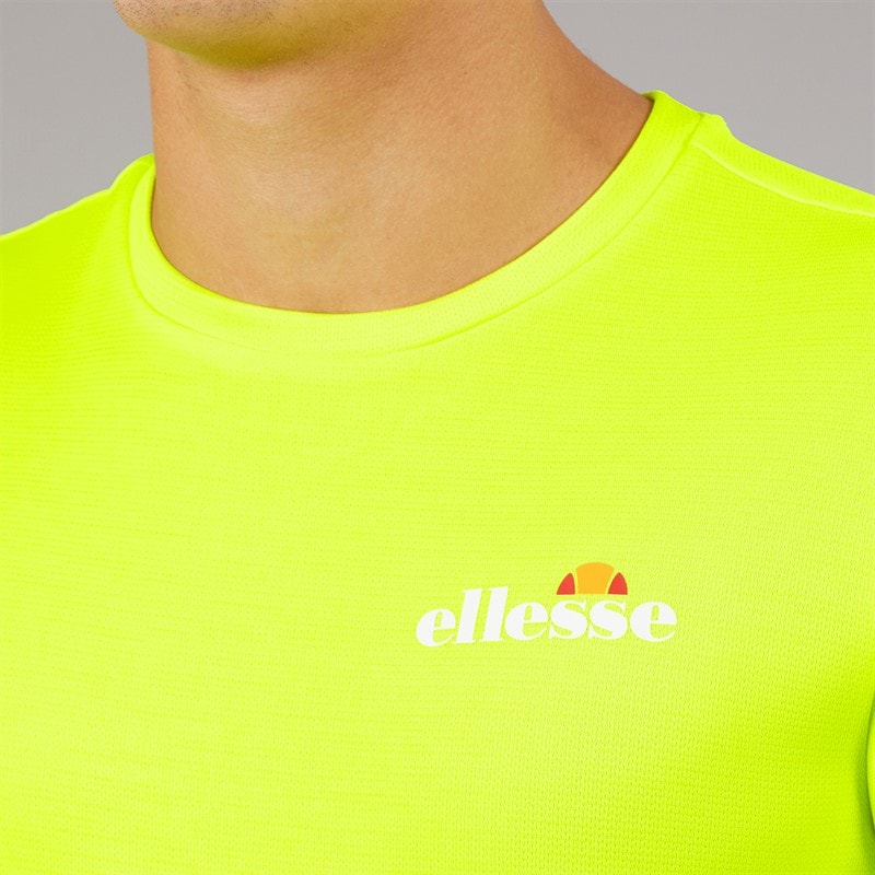 Ellesse Herre Elpidio 2 Løbe T-shirt Neon Yellow - Billede 3