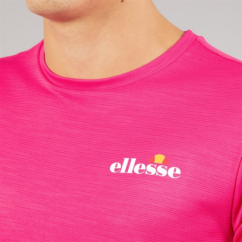 Ellesse Herre Elpidio 2 Løbe T-shirt Hot Pink - Billede 3
