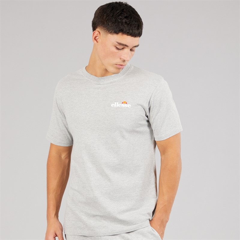 Ellesse Herre Georgio T-shirt med logo bagpå Grey Marl - Billede 2