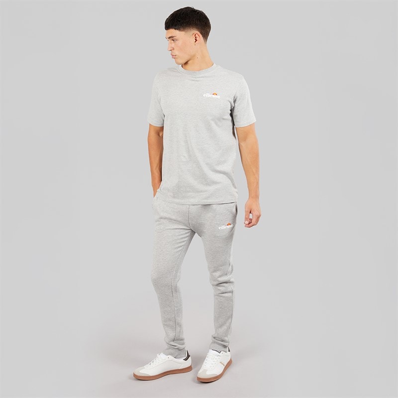 Ellesse Herre Georgio T-shirt med logo bagpå Grey Marl - Billede 4