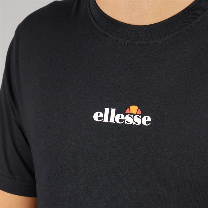Ellesse Herre Ollio 2 Central Logo T Shirt Sort - Billede 3