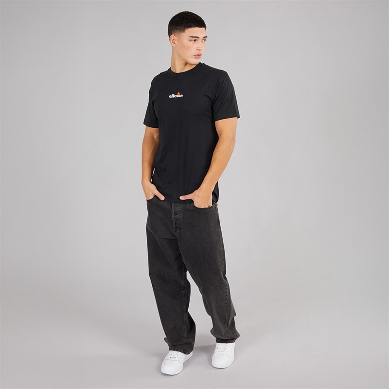 Ellesse Herre Ollio 2 Central Logo T Shirt Sort - Billede 4