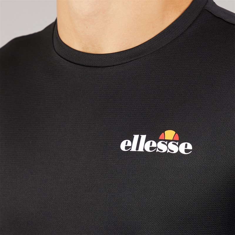 Ellesse Herre Elpidio 2 Løbe T-shirt Sort - Billede 3