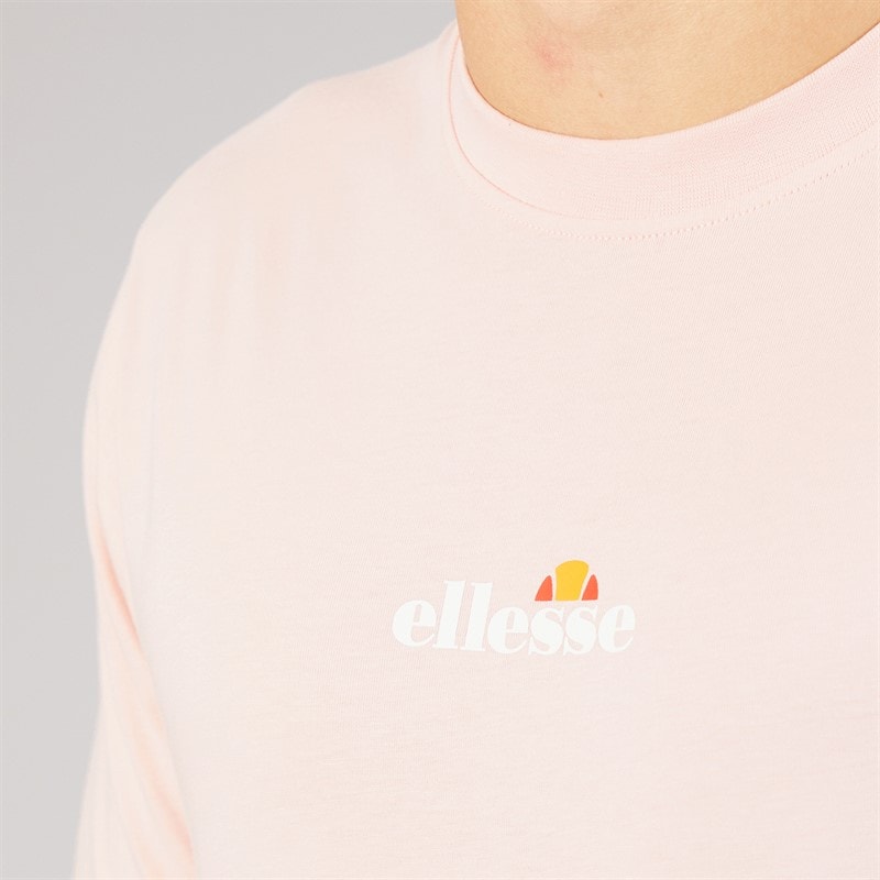 Ellesse Herre Ollio 2 Central Logo T Shirt Light Pink - Billede 3