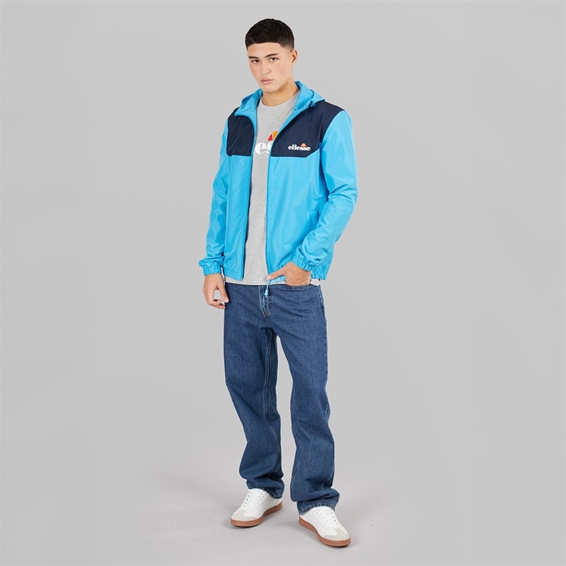Ellesse Herre Chilte Windrunner Jakke Blå - Billede 4