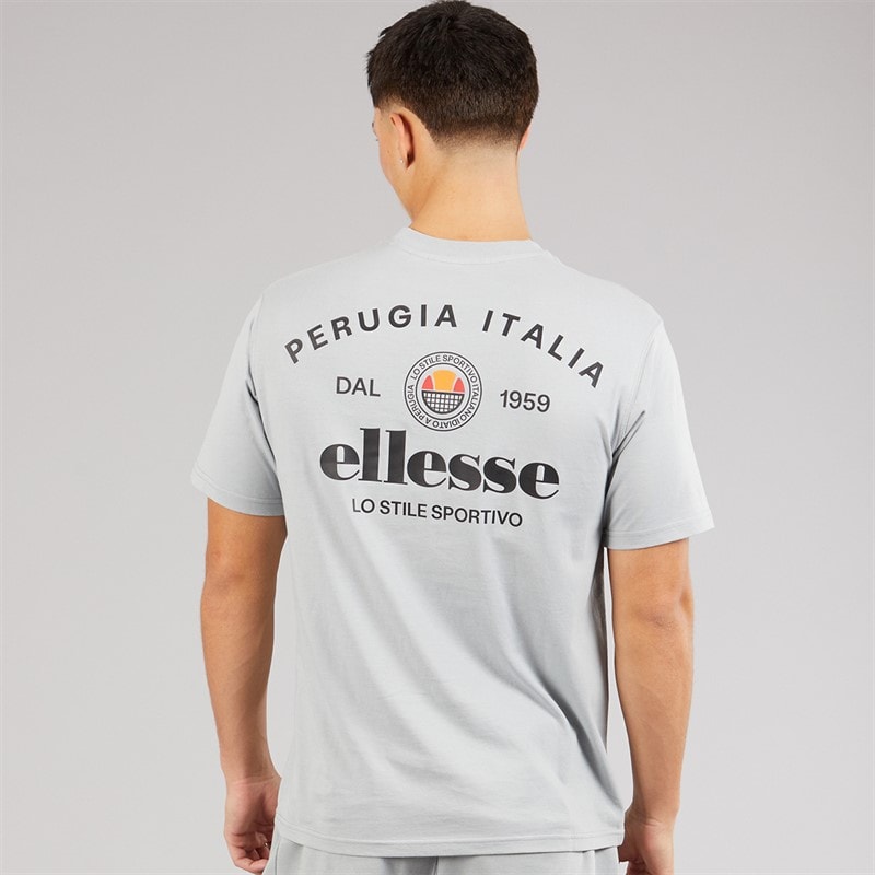 Ellesse Herre Lyon afslappet pasform ryg logo t-shirt Grå - Billede 3