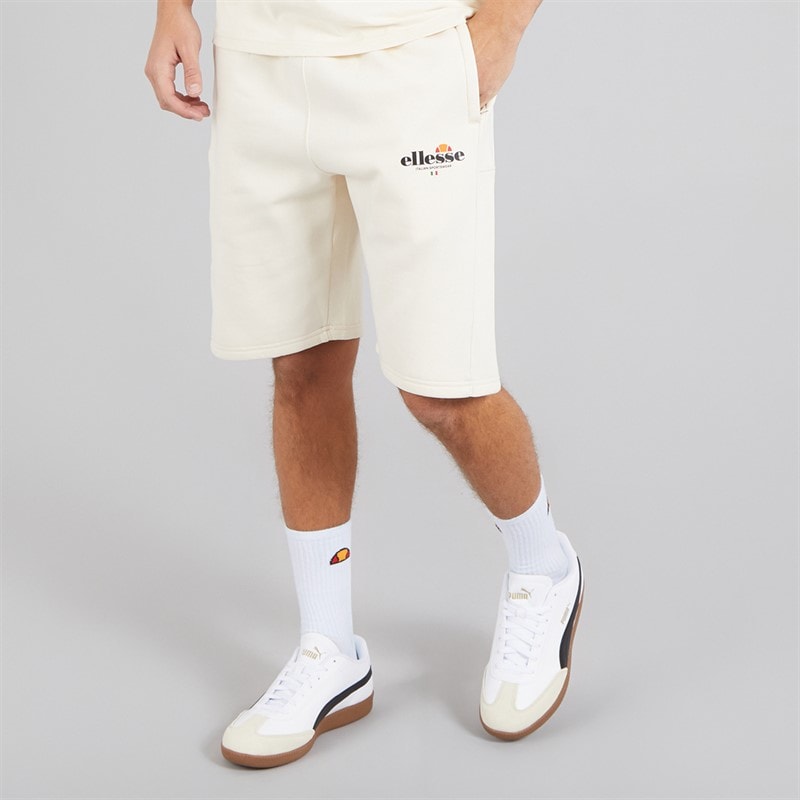 Ellesse Herre Espel Afslappet Pasform Shorts Off White - Billede 1