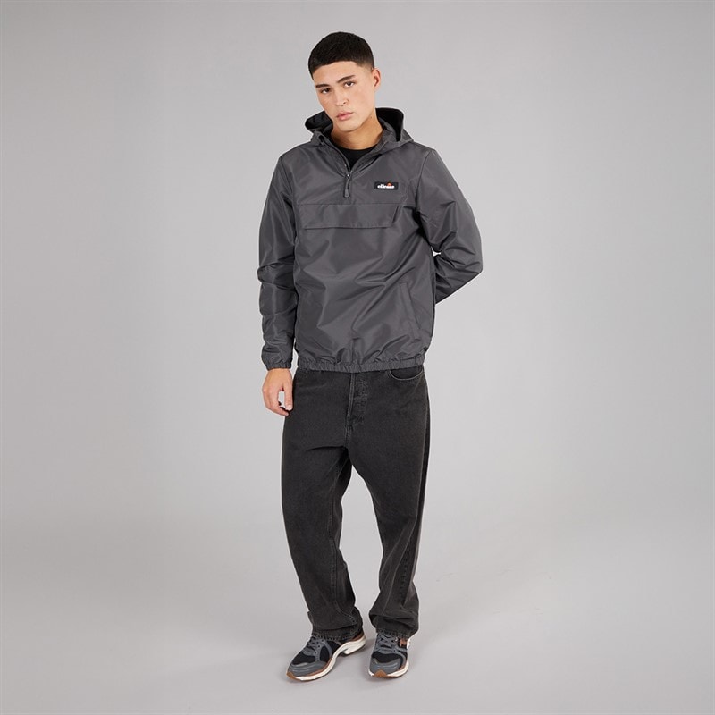 Ellesse Herre Callum Anorak Jakke Dark Grey - Billede 4