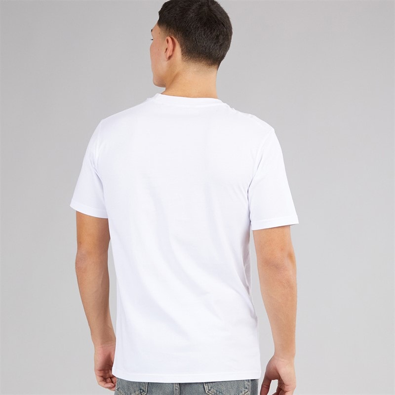 Ellesse Herre Ollio 2 Central Logo T Shirt Hvid - Billede 2