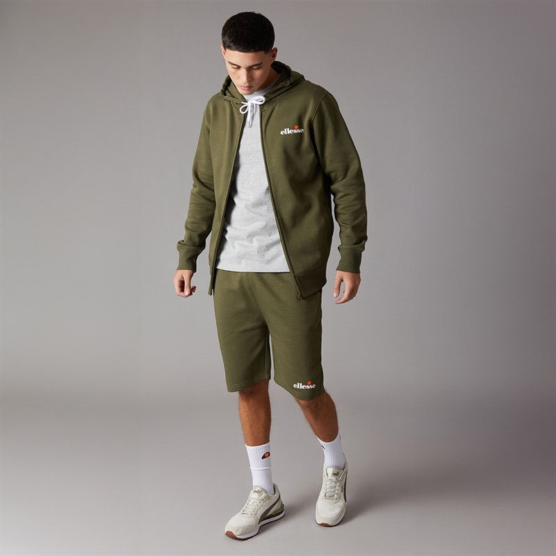 Ellesse Herre Harison Sweat Shorts Khaki - Billede 4