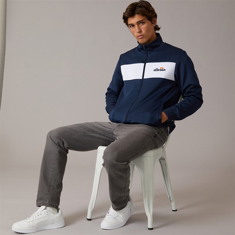 Ellesse Herre Tacha Track Top Navy - Billede 5