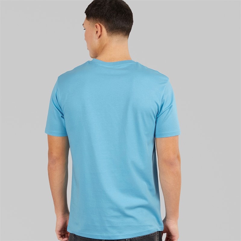 Ellesse Herre Squalius Retro Stribe T-shirt Blå - Billede 2