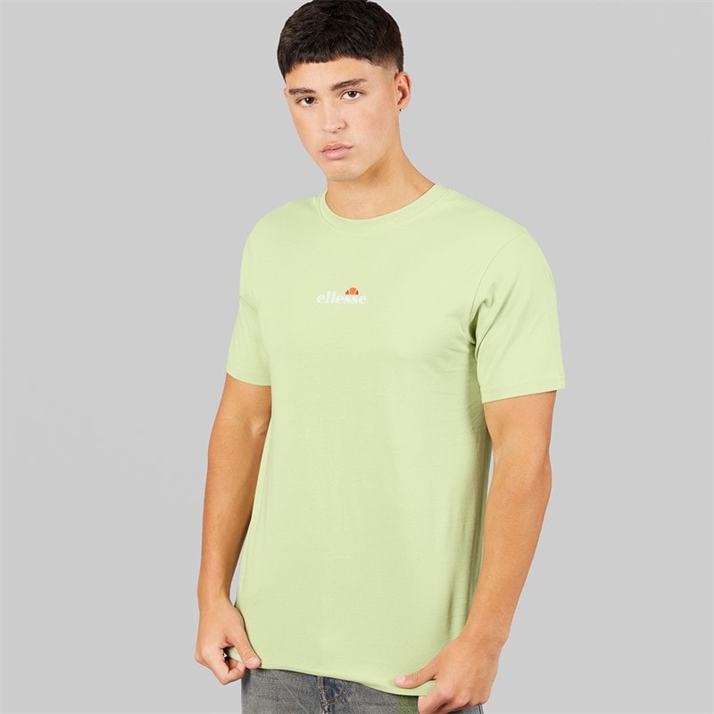 Ellesse Herre Ollio 2 Central Logo T Shirt Light Green