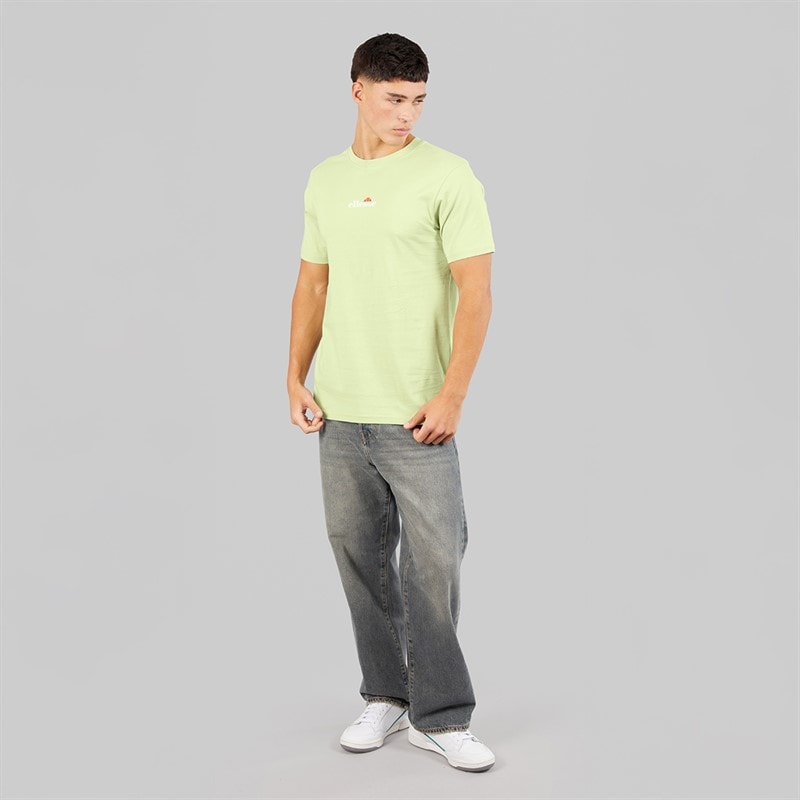 Ellesse Herre Ollio 2 Central Logo T Shirt Light Green - Billede 3