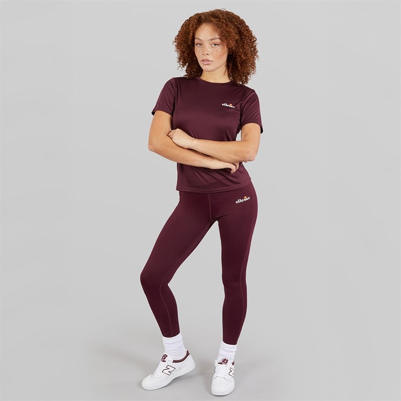 Ellesse Dame Deana Højtaljede Stramme Leggings Dark Purple - Billede 4