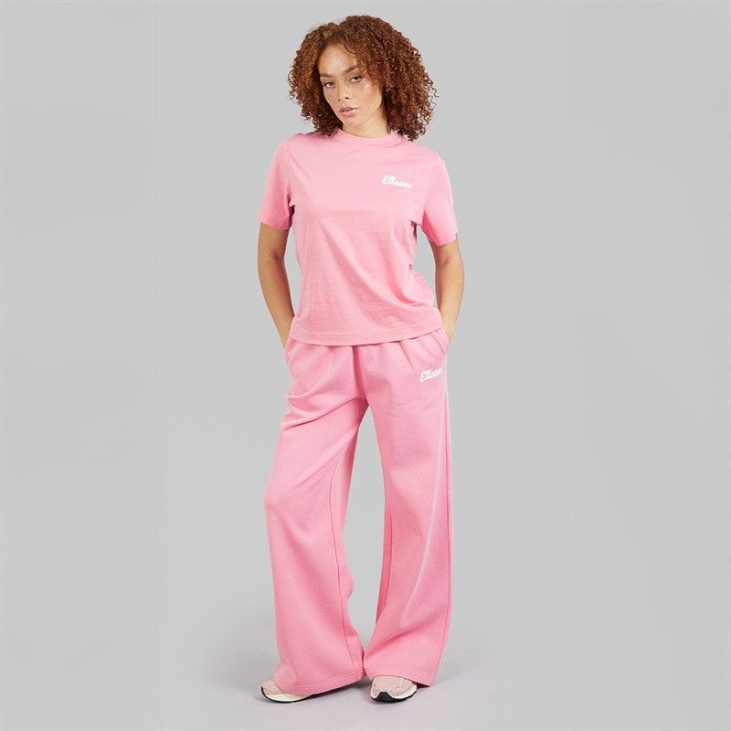 Ellesse Dame Rochella Wide Leg Sweat Bukser Bright Pink - Billede 4