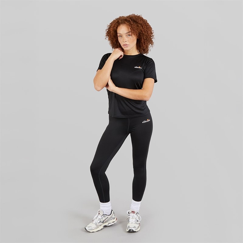 Ellesse Dame Deana Højtaljede Stramme Leggings Sort - Billede 4