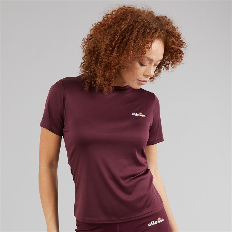 Ellesse Dame Dianne Poly T-shirt Dark Purple - Billede 1