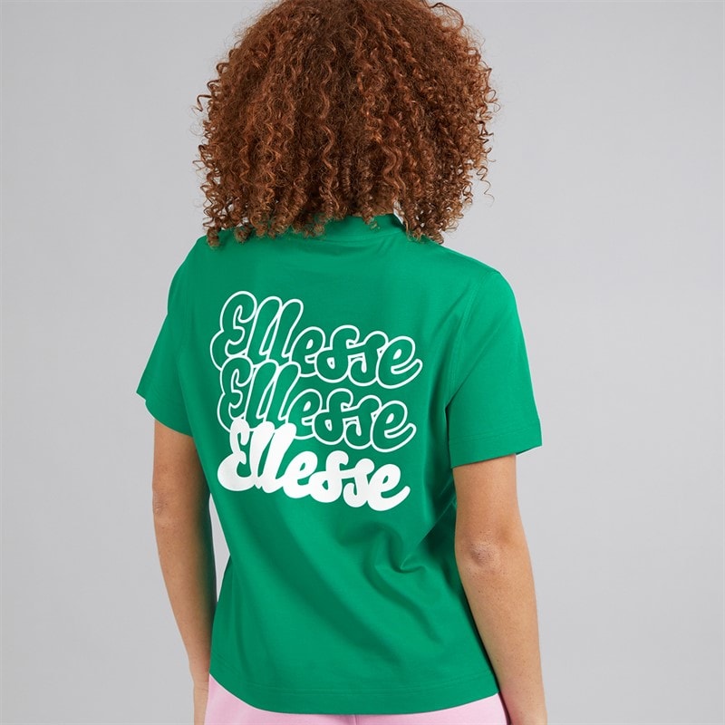 Ellesse Dame Ivana T-shirt Grøn - Billede 3