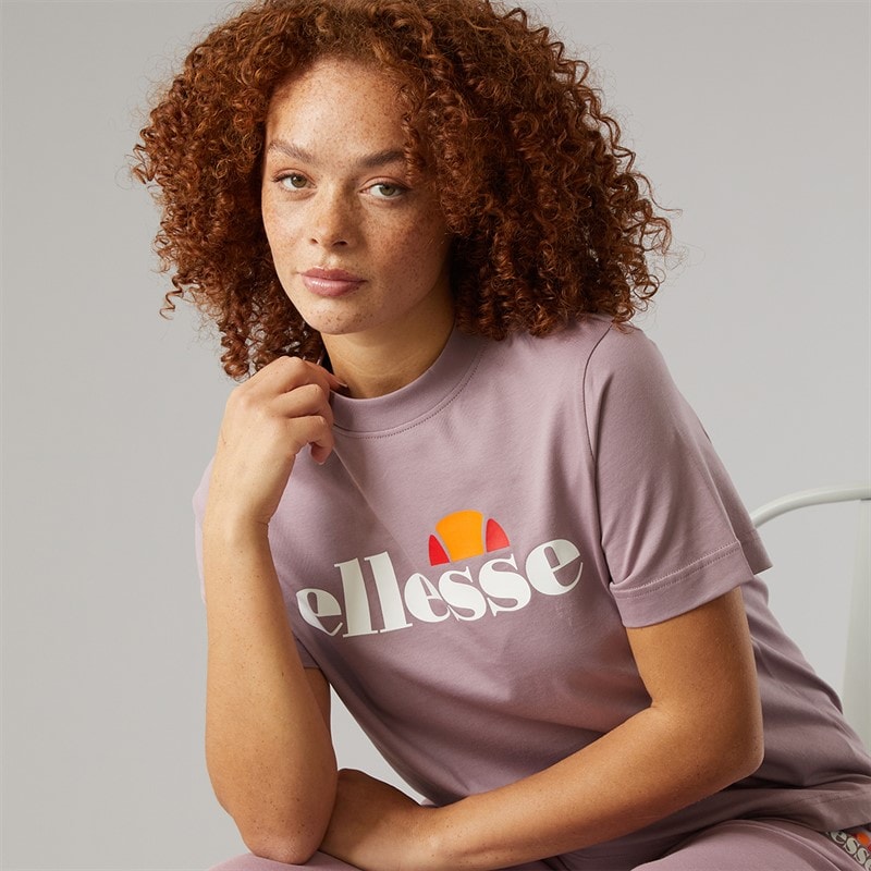 Ellesse Dame Stauf Logo T-shirt Light Purple - Billede 1