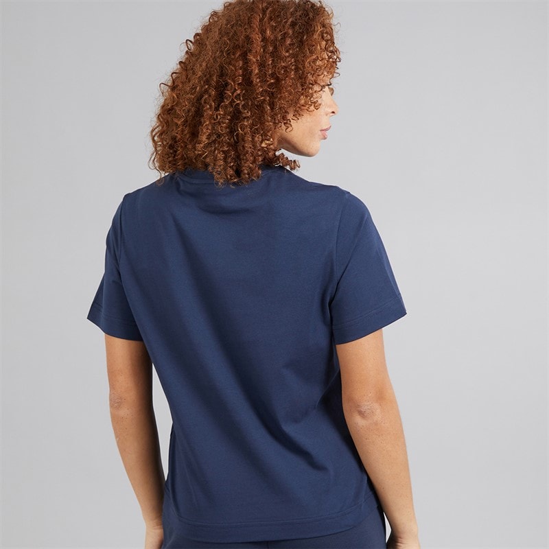 Ellesse Dame Stauf Logo T Shirt Navy - Billede 2