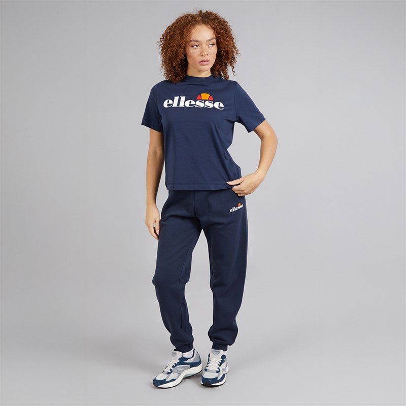 Ellesse Dame Stauf Logo T Shirt Navy - Billede 4