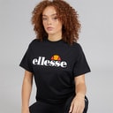 Ellesse Dame Stauf Logo T Shirt Sort