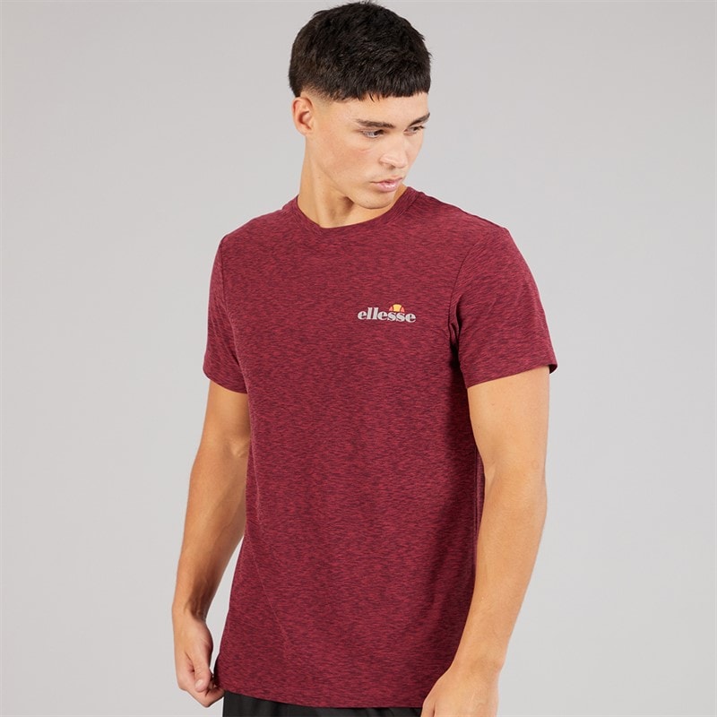 Ellesse Herre Dundalk løbe bluse Burgundy Marl