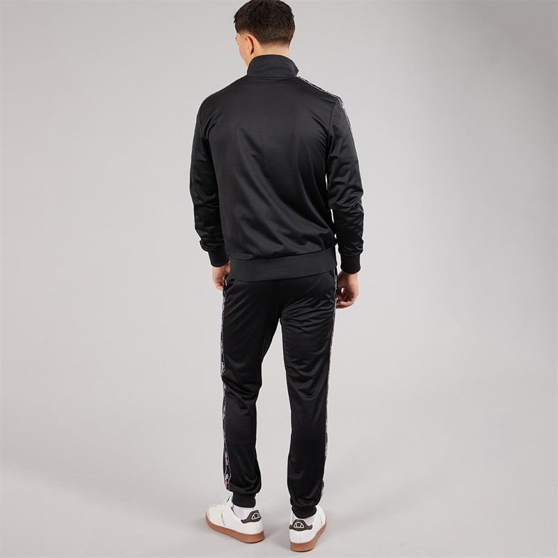 Ellesse Herre Barelo Tapet Polyester Træningsdragt Sort - Billede 2