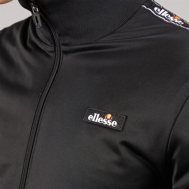 Ellesse Herre Barelo Tapet Polyester Træningsdragt Sort - Billede 5