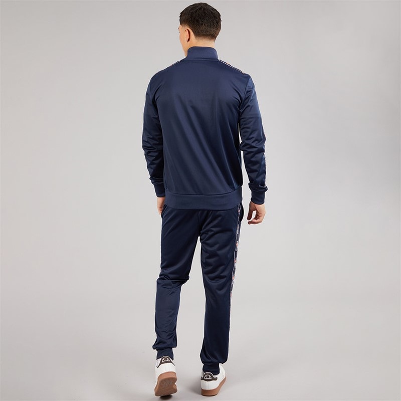 Ellesse Herre Barelo Tapet Polyester Træningsdragt Navy - Billede 2