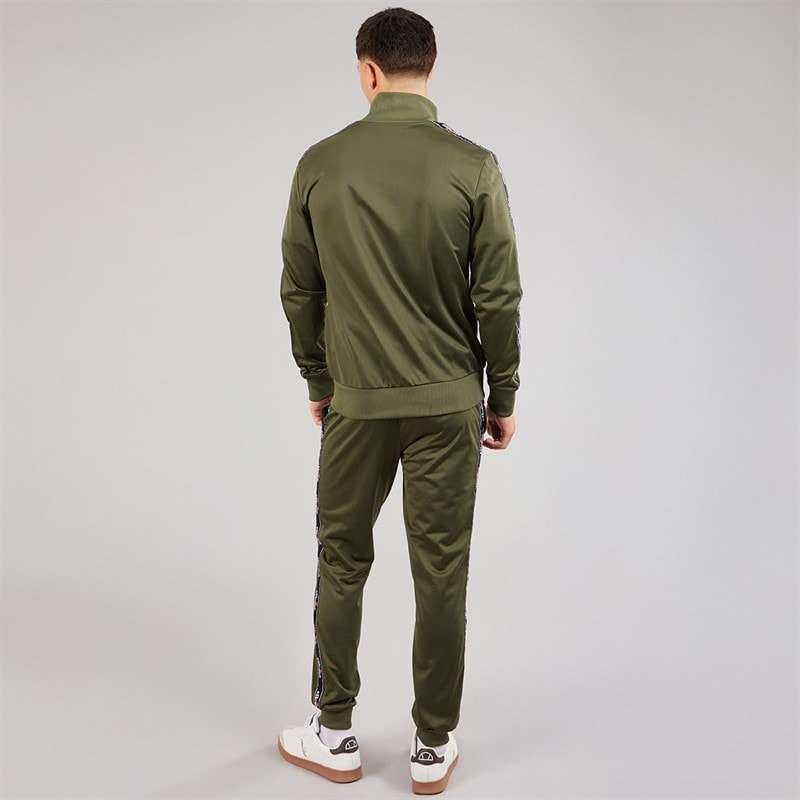 Ellesse Herre Barelo Tapet Polyester Træningsdragt Khaki - Billede 2