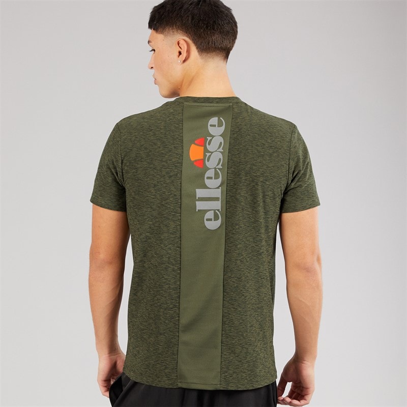 Ellesse Herre Dundalk løbe bluse Khaki Marl - Billede 2