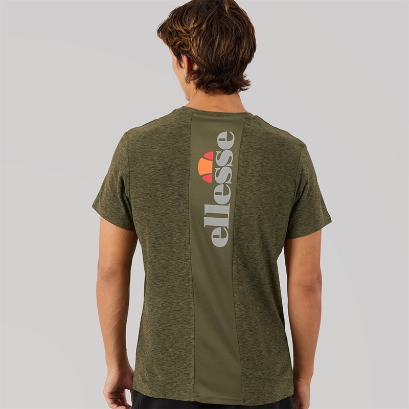 Ellesse Herre Dundalk løbe bluse Khaki Marl - Billede 3